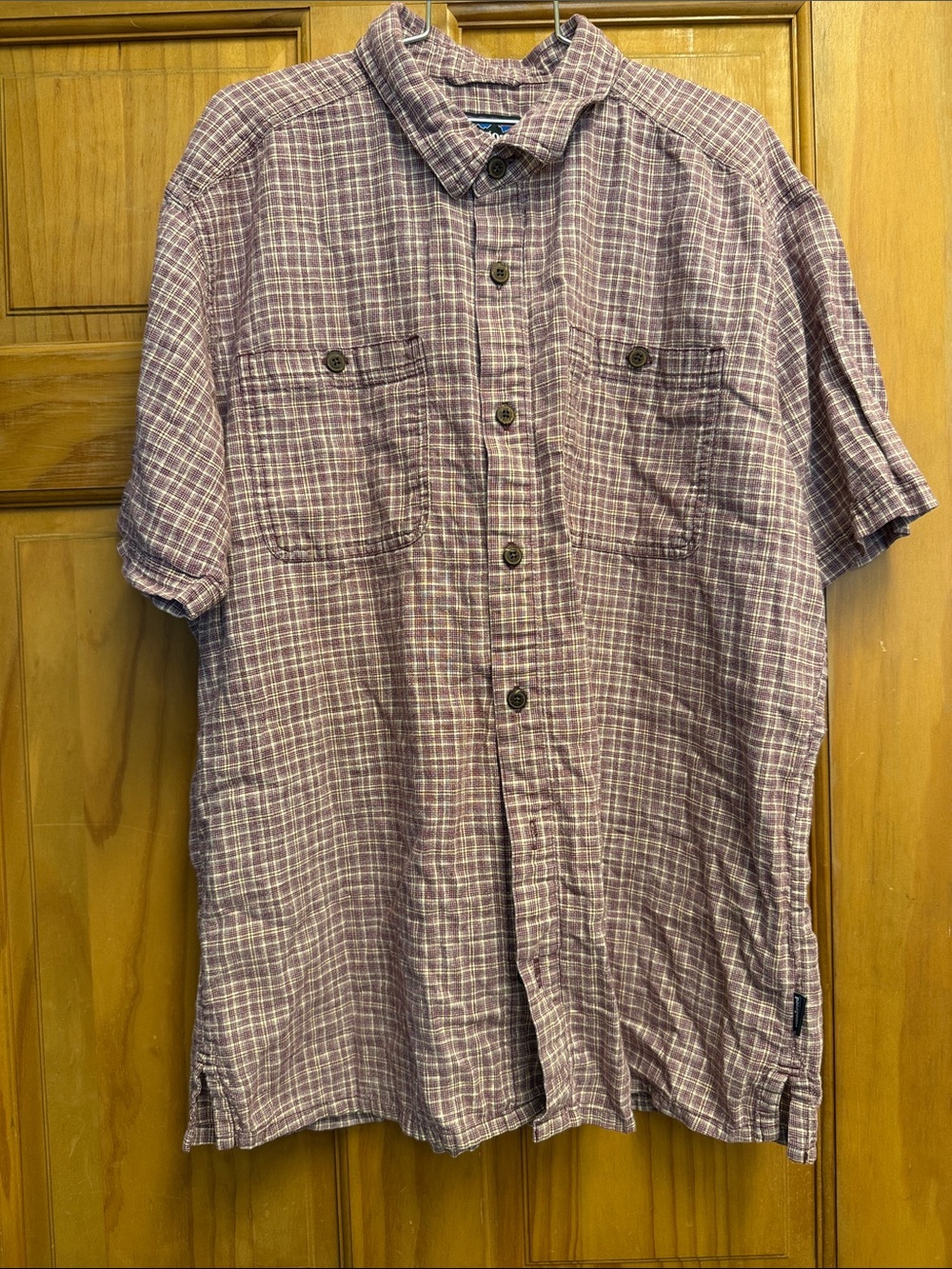 Patagonia Men’s Back Step Shirt - 
- Maroon/Light Stripe